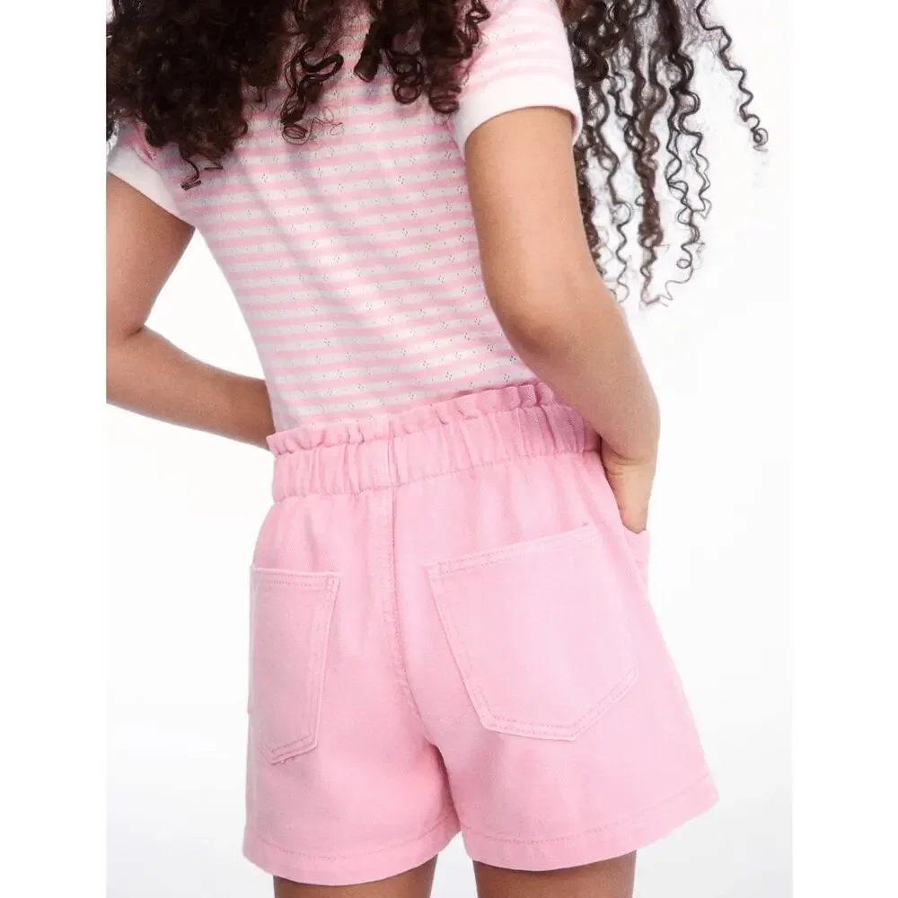 H&M‎ Loose fit denim shorts size 6-7Y